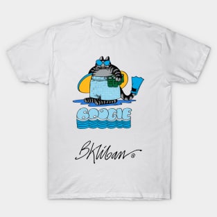 B kliban cat - surfing cat T-Shirt